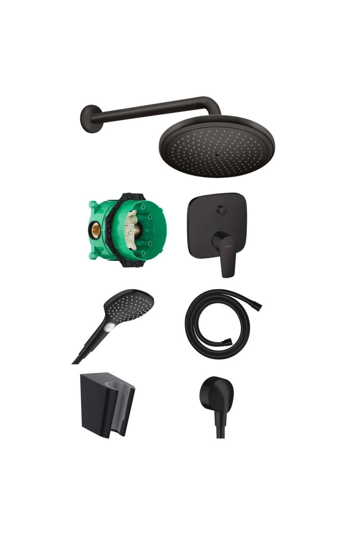 Talis E Ankastre Banyo Seti Mat Siyah