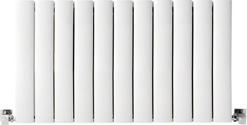 500 x 820 mm Paslanmaz Çelik Violet Mat Beyaz Radyatör Standart Bağlantı