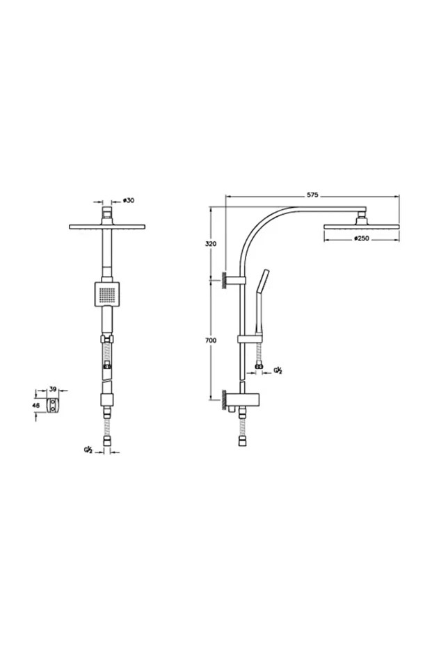 System Rain Ls30 Duş Kolonu A45611