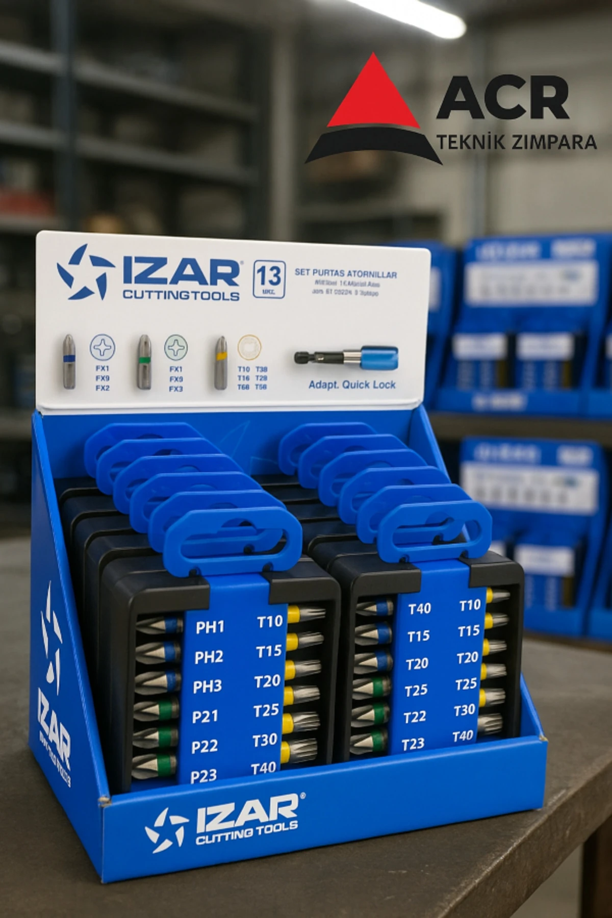 İzar Izar 1 3 Parça Vidalama Uç Seti