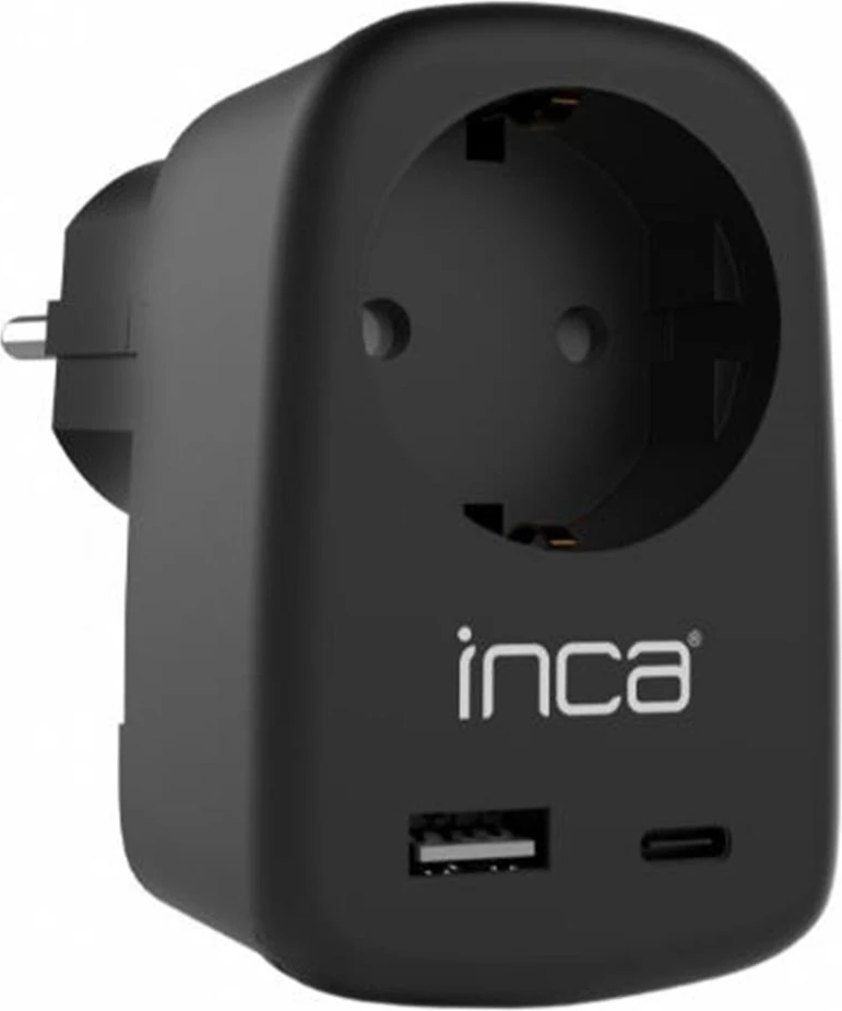 Inca IPW-42SY Type-C+ Usb-A Giriş Soketli Duvar Prizi