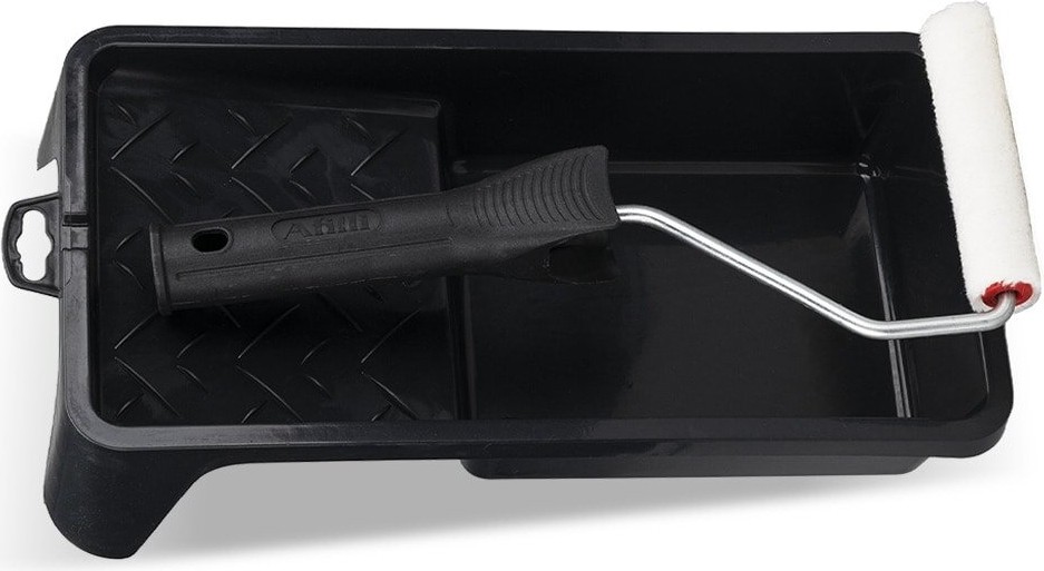 Afilli Kadife Rulo Boya Seti 10 Cm Saplı Rulo + Boya Tavası