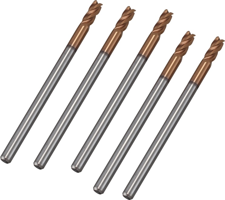 Adet 3mm Katı Karbür Parmak Frezeler Parmak Freze D3X8XD4X50L 4 Flüt Yan Freze Planya Profilleme Yüz Mill Standart Uzunluk (Yurt Dışından)