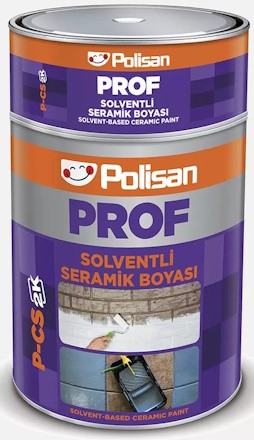 Polisan Seramik Boyası (PROF P-CS 2K) Gri 3 kg