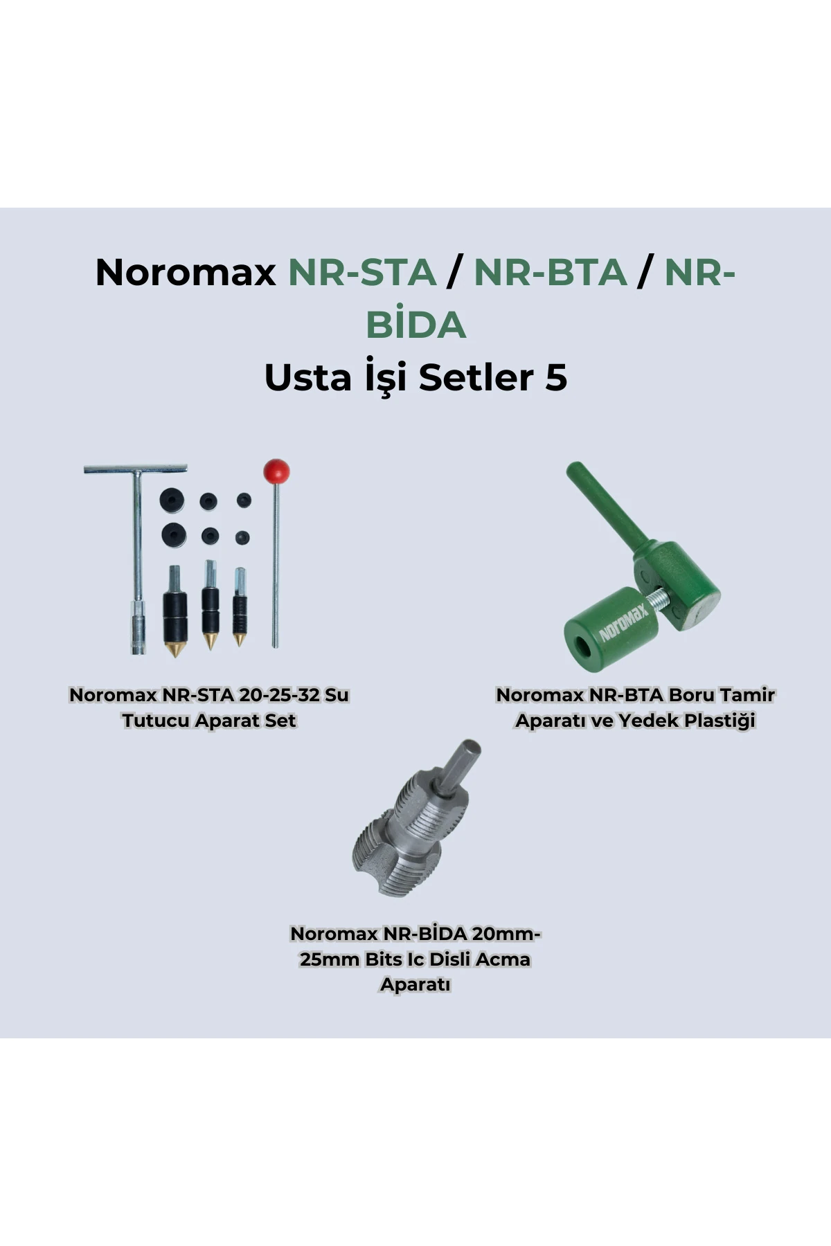 Plastik Boru Diş Açma Ve Tamir Seti