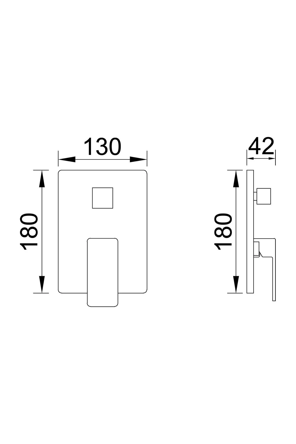 Ankastre Banyo Bataryası Tetra 2 Yönlü Kab102-2