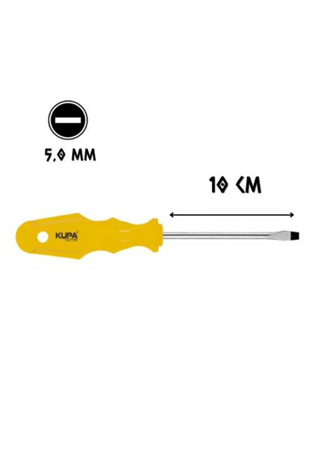 Tornavida Mıknatıslı Düz Uçlu 5x100