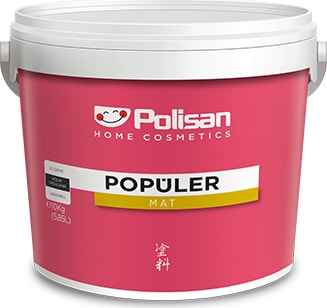 Popüler Plastik Boya Ci-6201 3 Kg 1,75 lt Sakız Beyazı