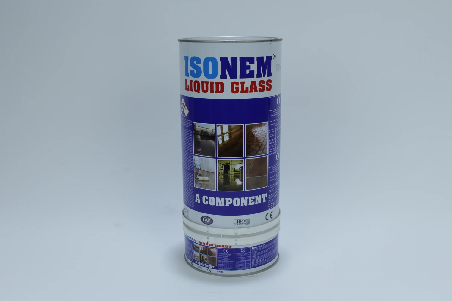 Sıvı Cam Su Yalıtımı Şeffaf 4 kg Yüksek Kimyasal Dirençli ve Su Geçirmez