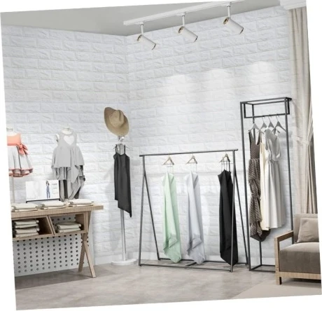 3D Tuğla Desenli Kendinden Yapışkanlı Duvar Paneli 58X38 cm