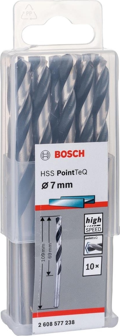 BOSCH Hss-Pointteq 7,0 mm 10'lu Paket Matkap Ucu