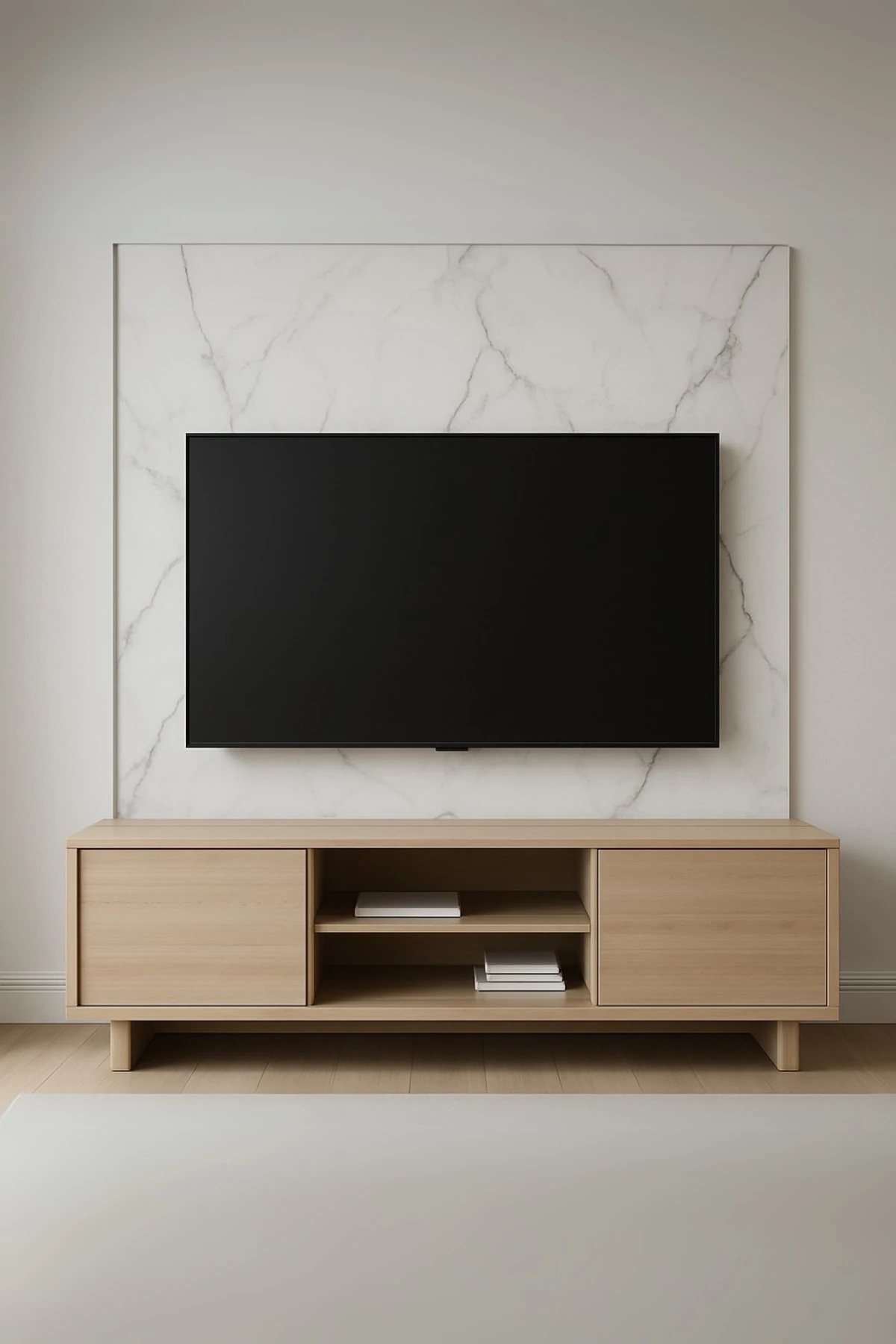 121.5cmx224cm 1 Adet Parlak Beyaz Mermer Desenli Duvar Paneli (Banyo&Mutfak&Zemin)