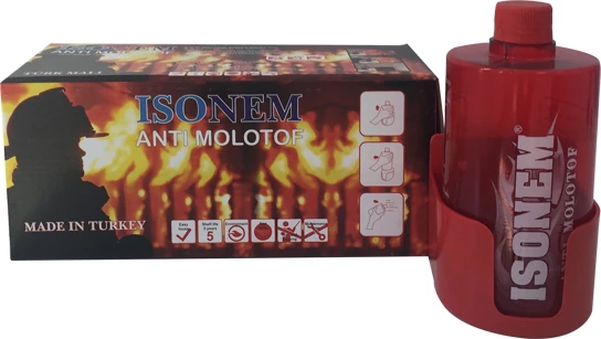 Anti Molotof Atılabilir Tip Yangin Söndürücü