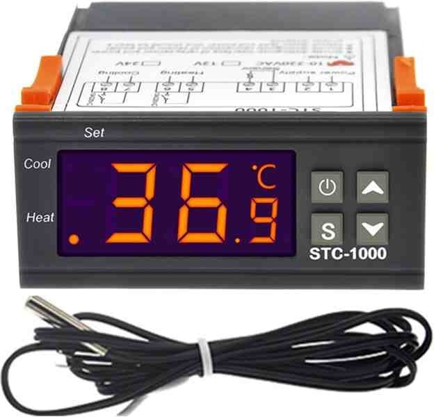 1000 LCD Prob Termostat 220V