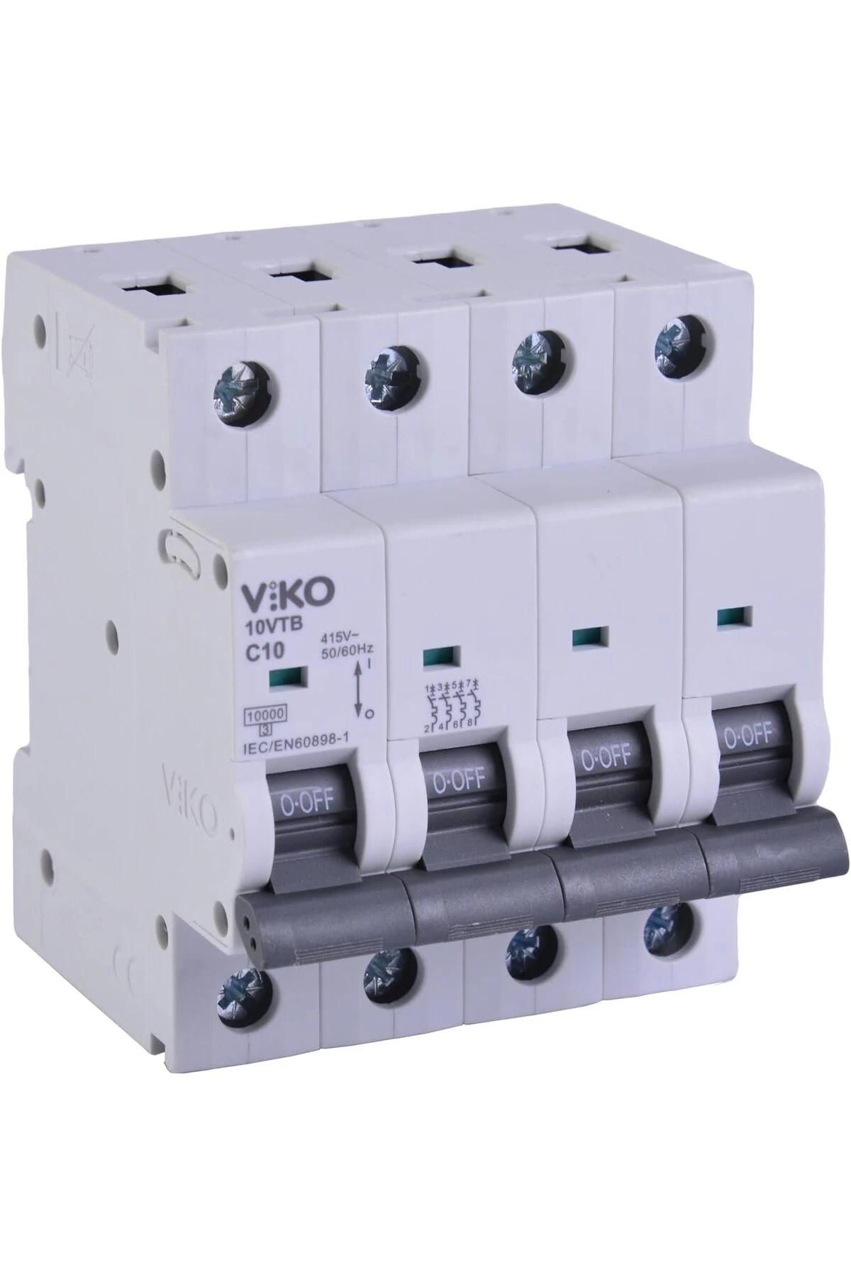 10VTB-4C10 Otomatik Sigorta 10kA C Tipi 4 Kutup 10A 1157054