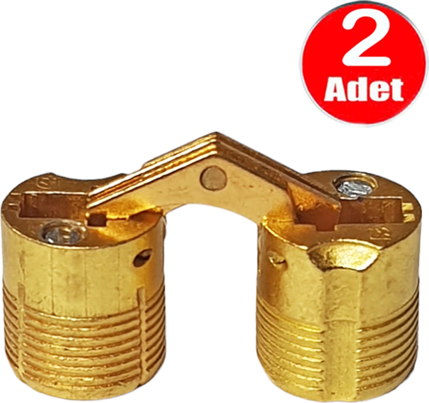 Gizli Masa Menteşesi 14MM Metal Kırma Katlanır Menteşe - 2 Adet