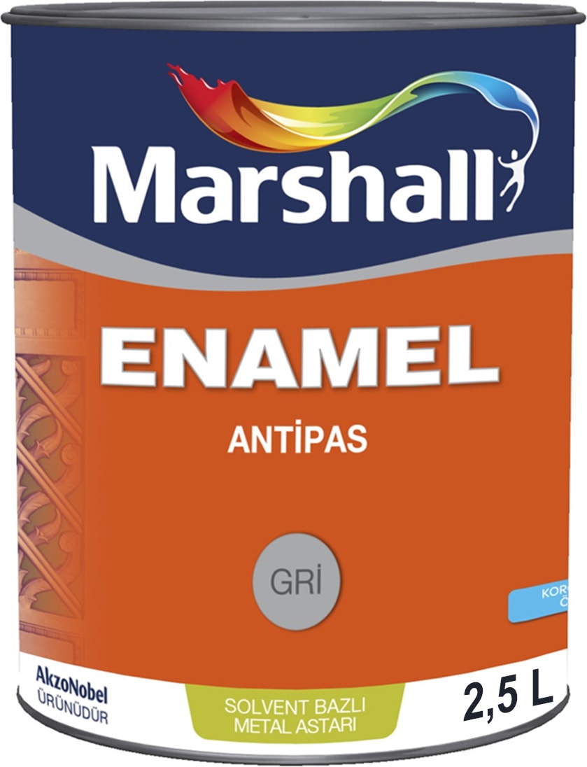 Enamel Antipas Gri 2,5 Lt. (3,5 Kg)