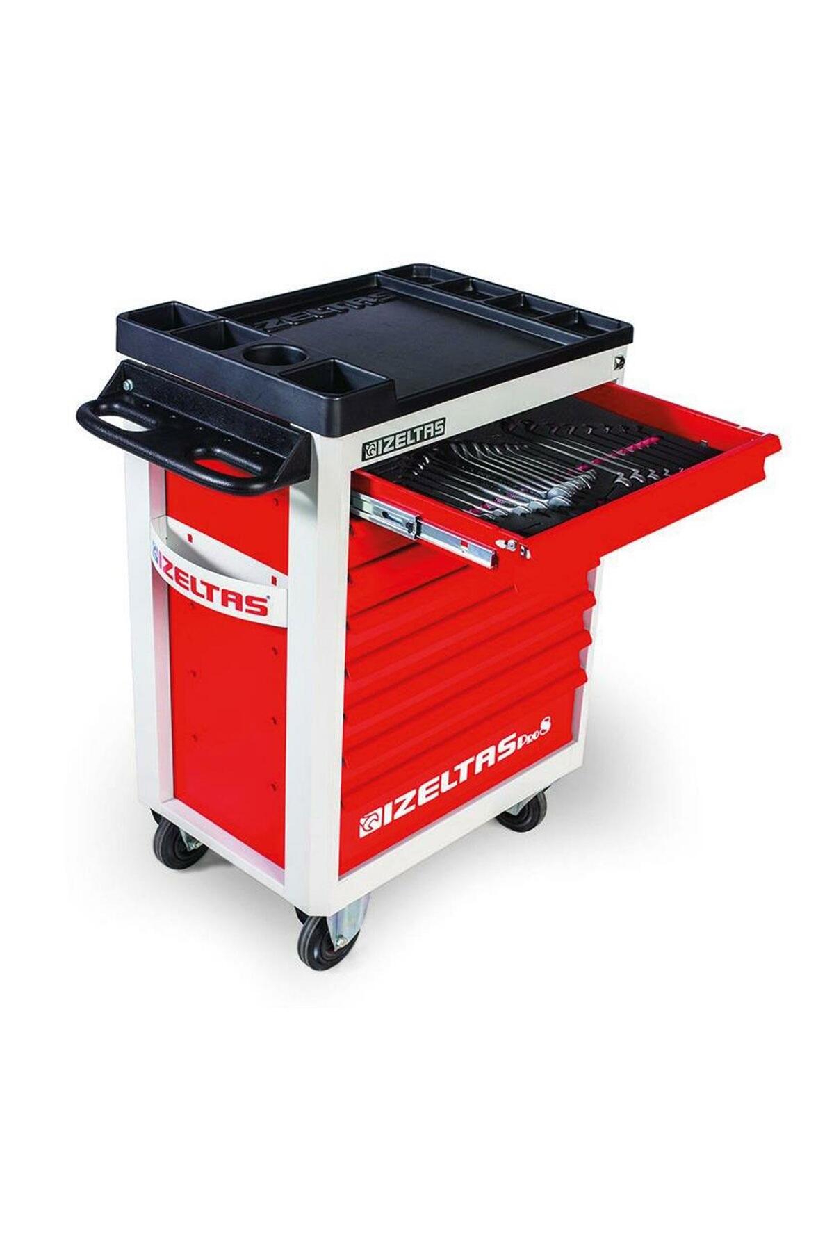 İZELTAŞ Pro8 206 Parça 8 Çekmeceli Dolu Takım Dolabı