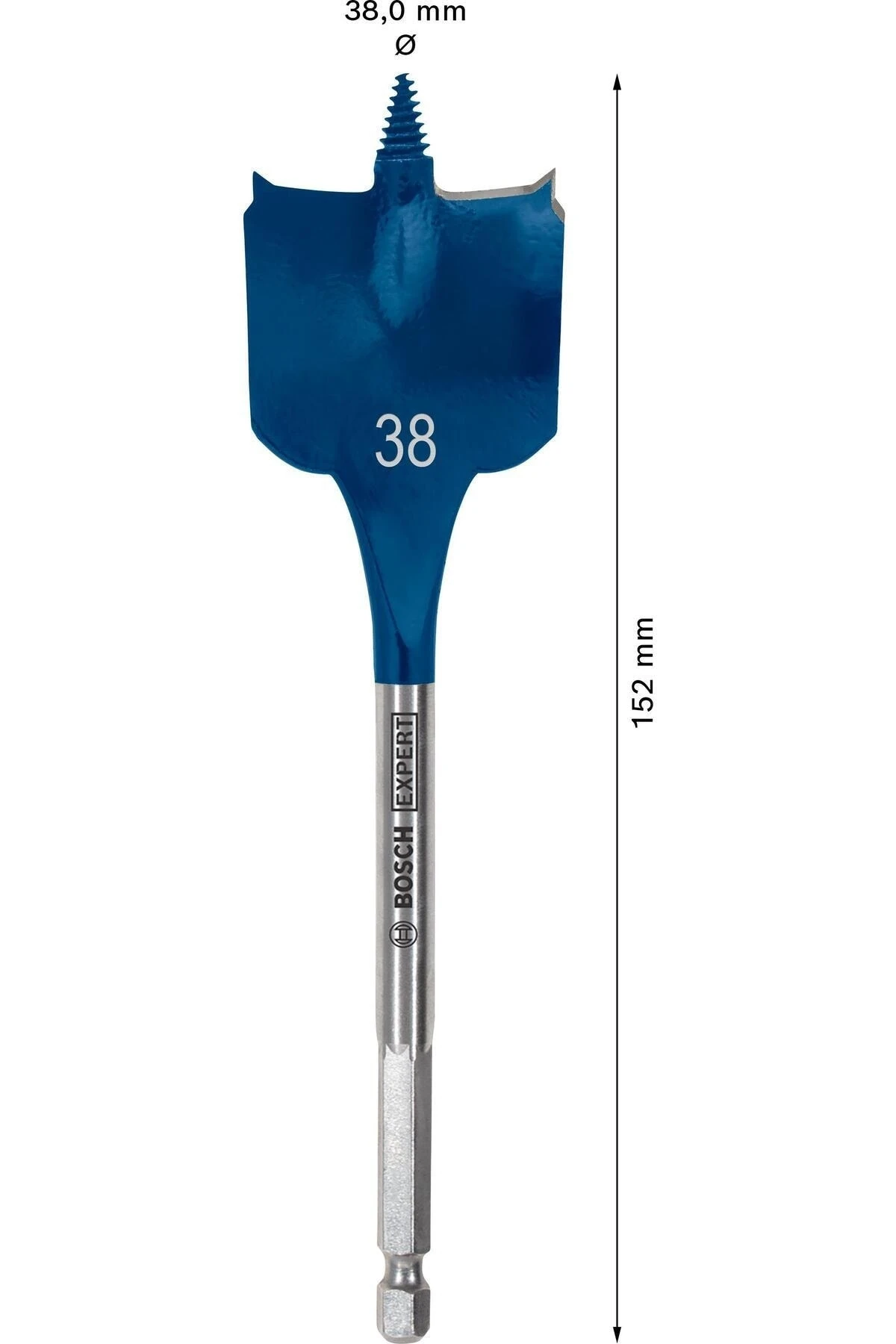 EXPERT Self Cut Speed Yaprak Delme Ucu 38 x 152 mm