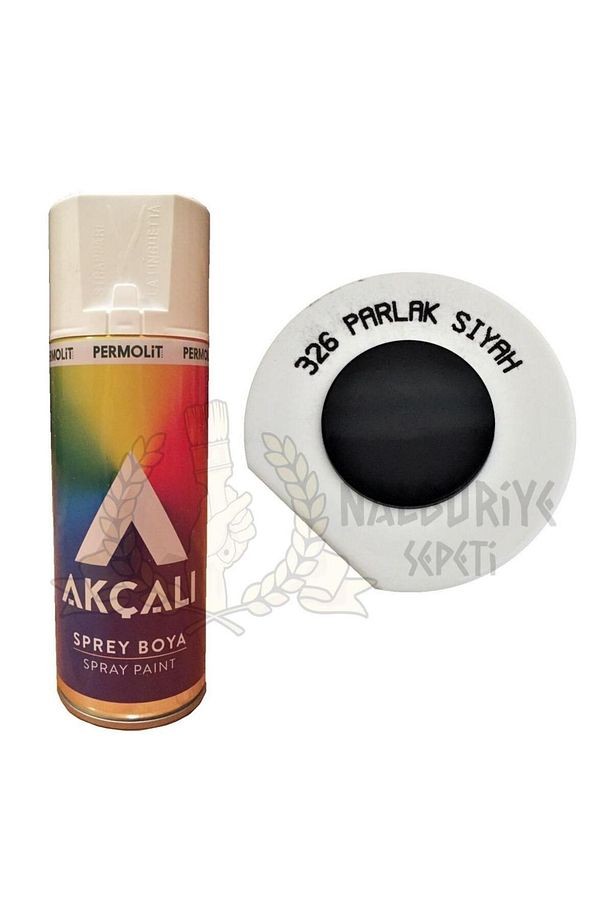 Akrilik Sprey Boya PARLAK SİYAH 400 ml - RAL9005 - 326