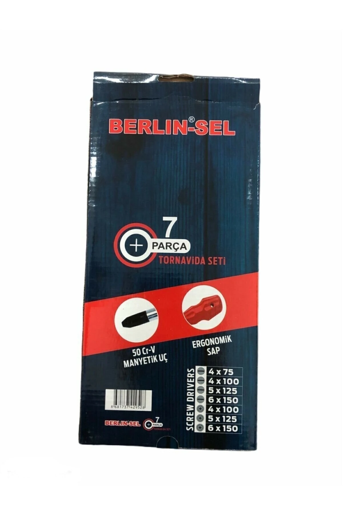 Manyetik Uçlu 7 Li Tornavida Seti