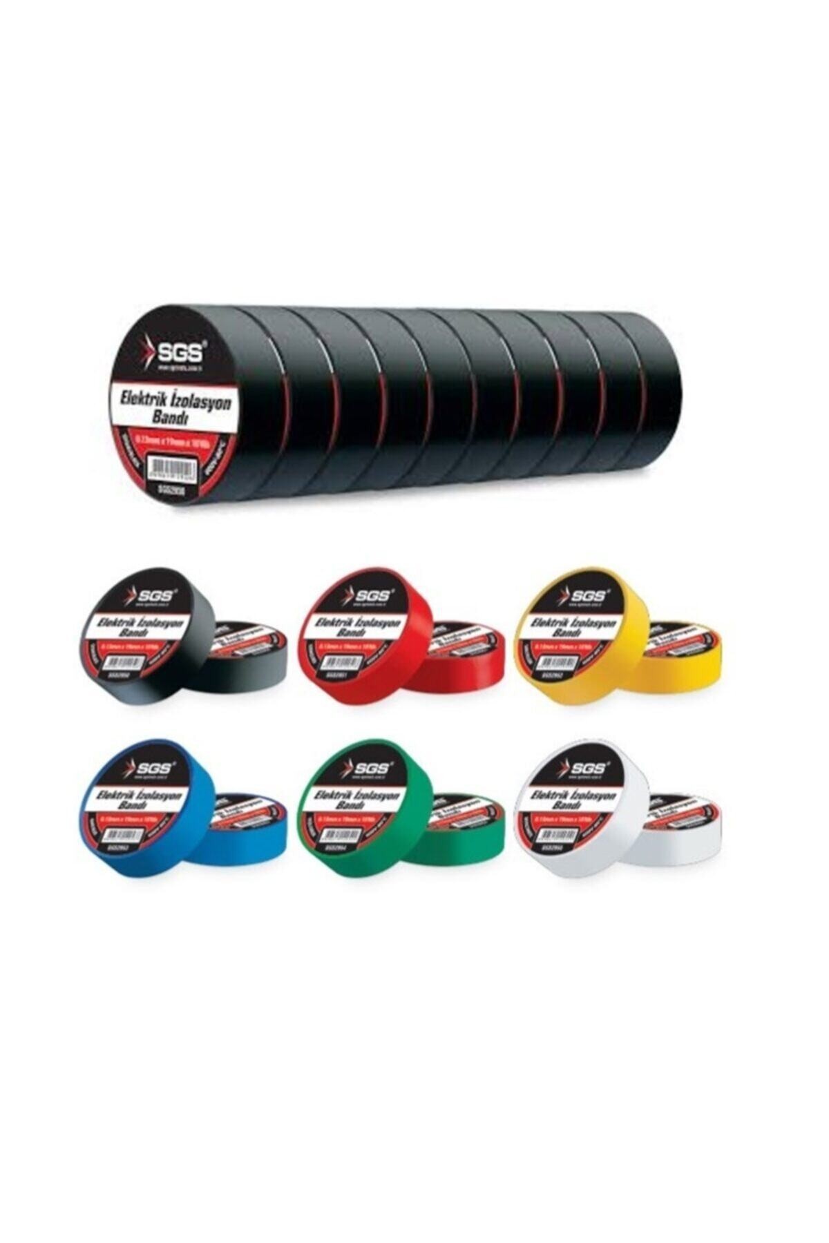 Yds Elektrik Bandı Izole Bant 10 Adet 19 mm x 10