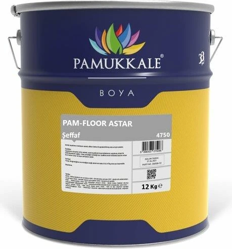 4750 Solventsiz Zemin Kaplama Astarı 12 Kg+6 kg Şeffaf