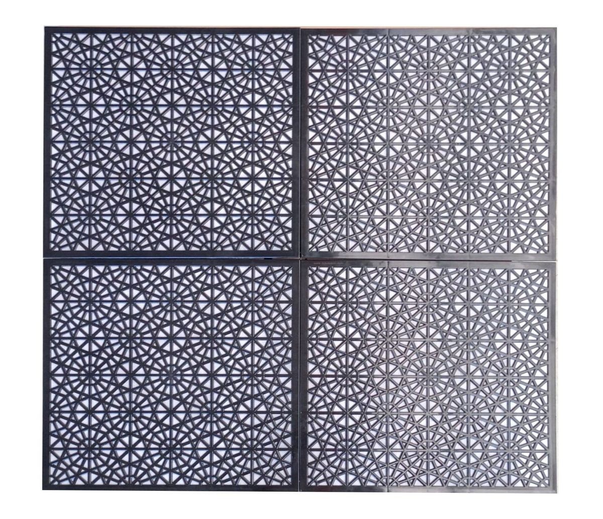 Dekoratif Tavan Paneli Orient Antrasit Siyah - 60x60cm