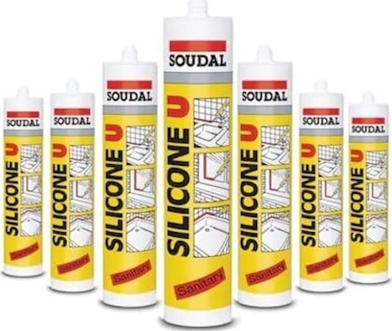 Şeffaf Silikon 280 gr 30 Adet Hr 1757