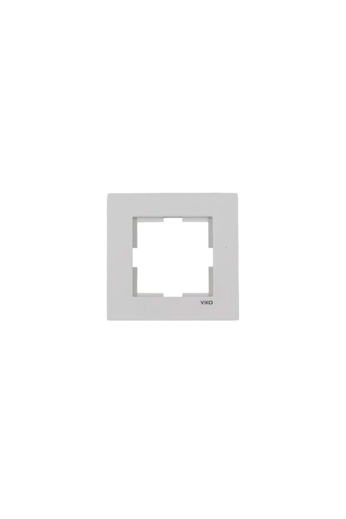 Viko Karre Tekli Çerçeve Beyaz 1 Adet Priz Çerçevesi
