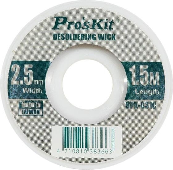 8PK-031C Lehim Temizleme Teli Lehim Sökme Fitili 2.5mm