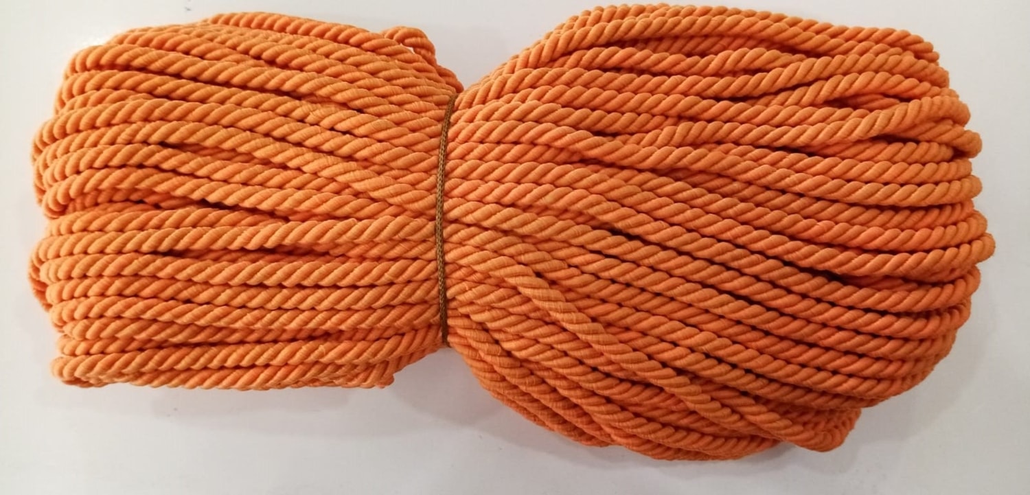 Polyester Kordon İp 6mm 50metre- Turuncu