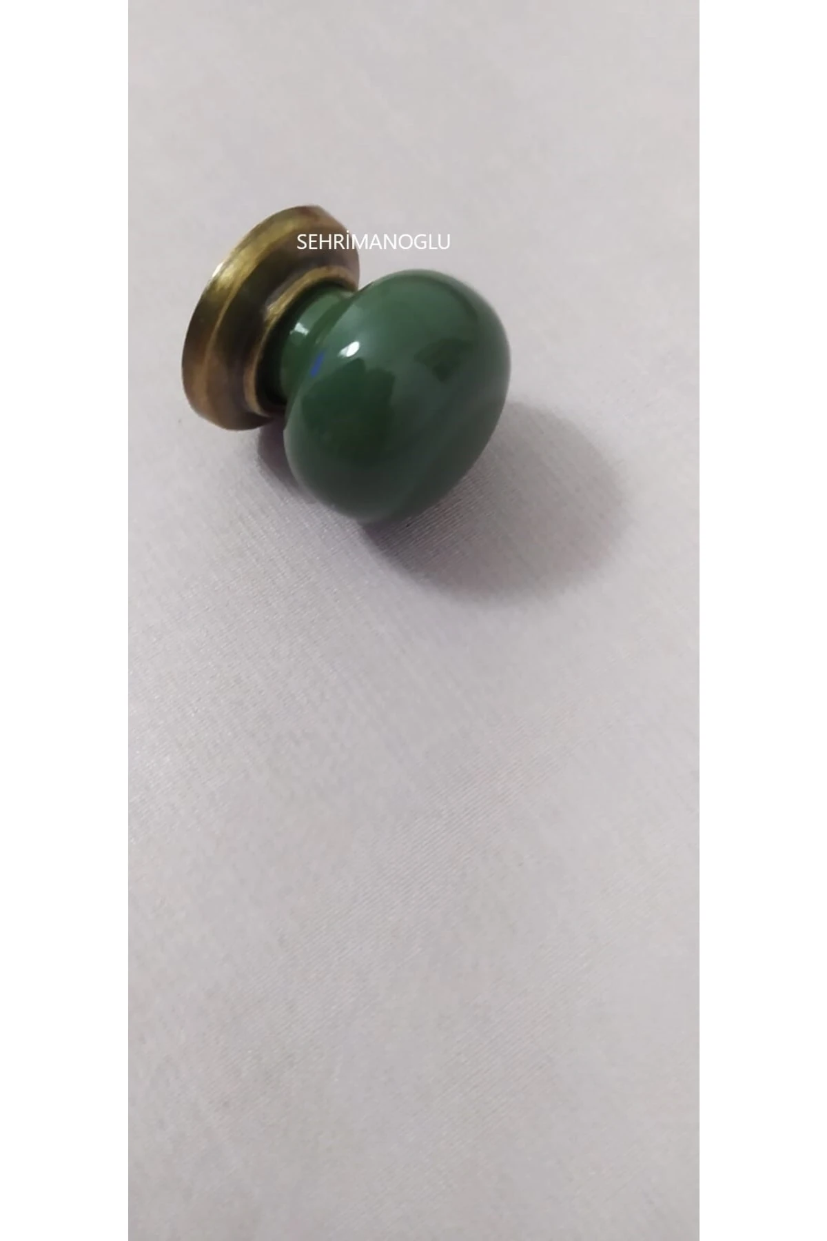 Bozburun Opak Yesıl Porselen Dugme Kulpmutfak Vestiyer Mobilya Kulpu Dolap Kulpu Çekmece Kulpu