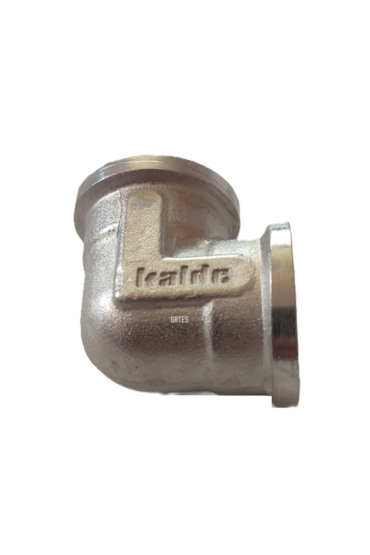 (10'lu Paket) 1/2" Dn15 Sarı/Krom Dirsek İç Dişli (Dişi) - Brass İnternal Thread Elbow