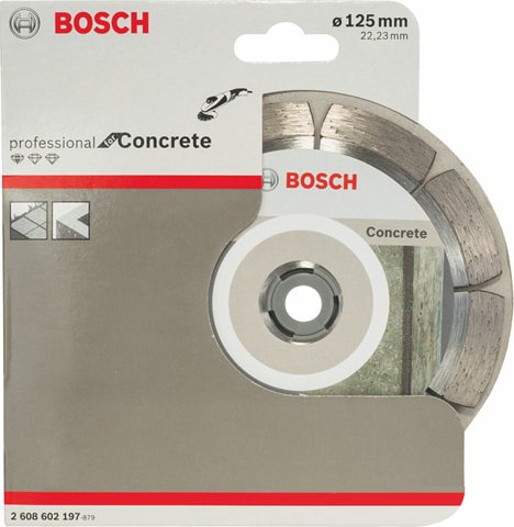 BOSCH - Standard Seri Beton İçin Elmas Kesme Diski - 125 X 22,23 X 1,6 X 10 Mm