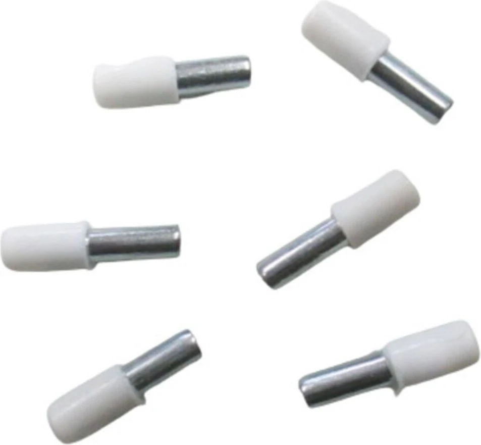 Plastik Başlı Metal Raf Pimi Beyaz (50 Adet) Raf Pimleri Beyaz Tr