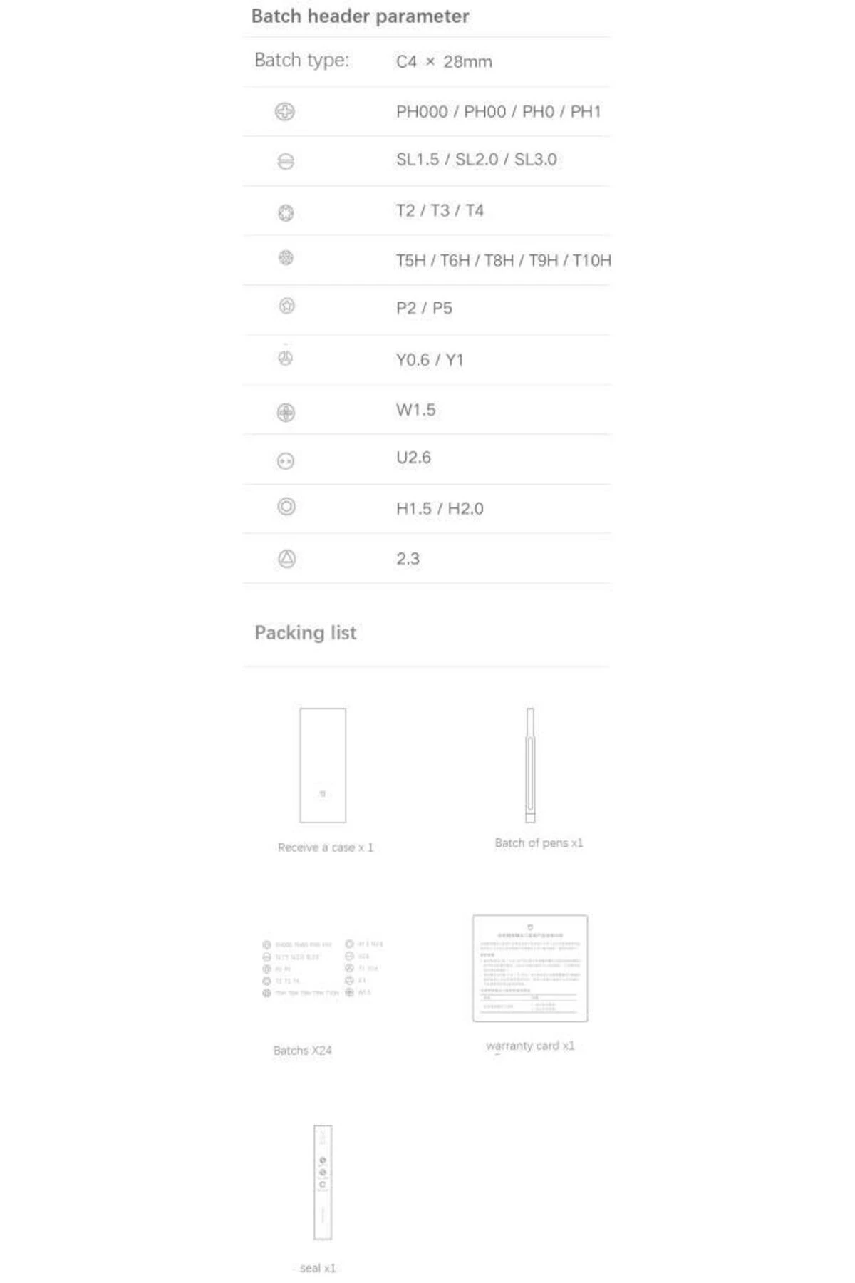 Krom Vanadyum Tornavida Seti 24+1 Manyetik Uç Muhafaza Çantalı