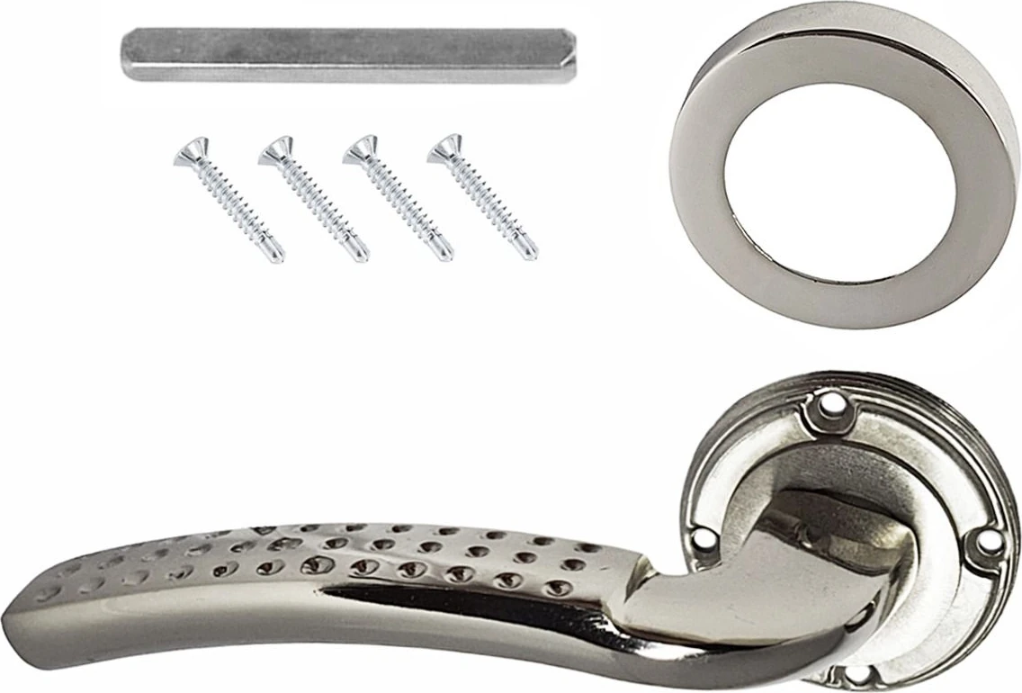 Çelik Kapı Kolu Açma Tutma Kulpu, Sol Yön, Dayanıklı Metal Tasarım