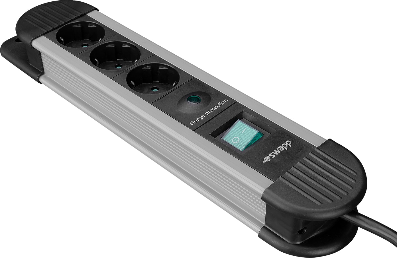 Swapp Spgks03 1.5M 3G1.5Mm2 900 Joule 3Lü Akım Kor. Gri Priz Çoklayıcı