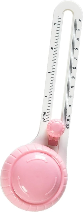 Kağıt Için Daire Kesici, Döner Dairesel Kesici, Pusula Dairesel Kesici, Scrapbooking Için Daire Kağıt Kesici, Pembe (Yurt Dışından)