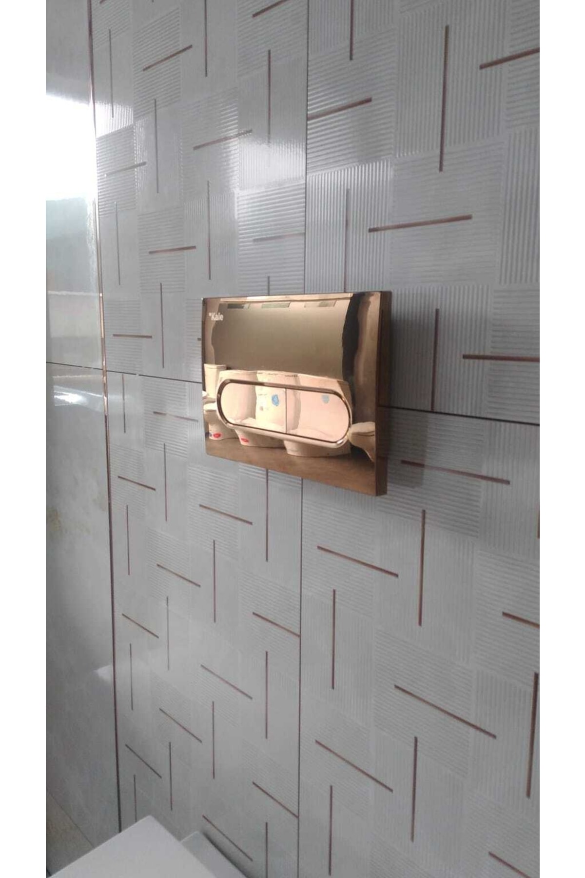 Gömme Rezervuar Kumanda Paneli Bakır