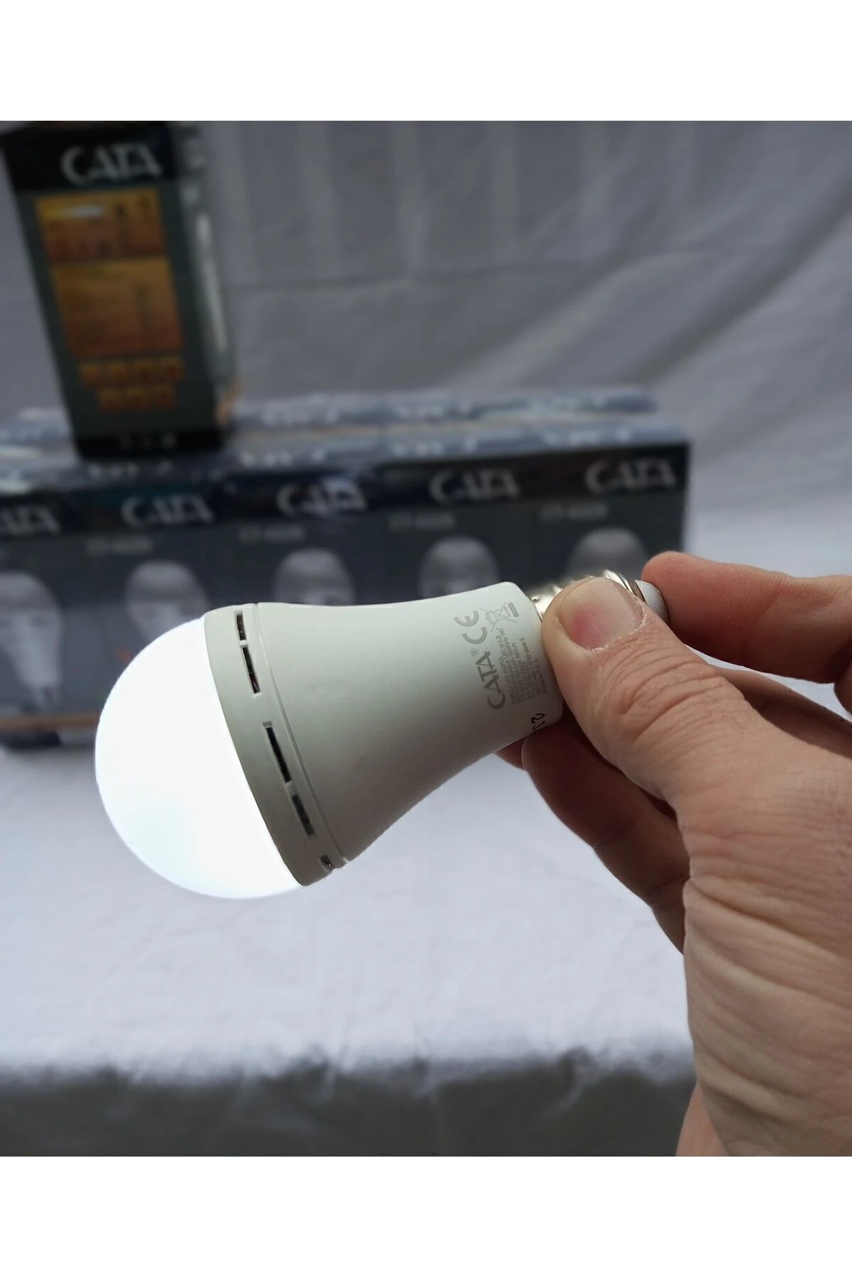 Şarjlı Led Ampül Ct-4229 (10 ADET)