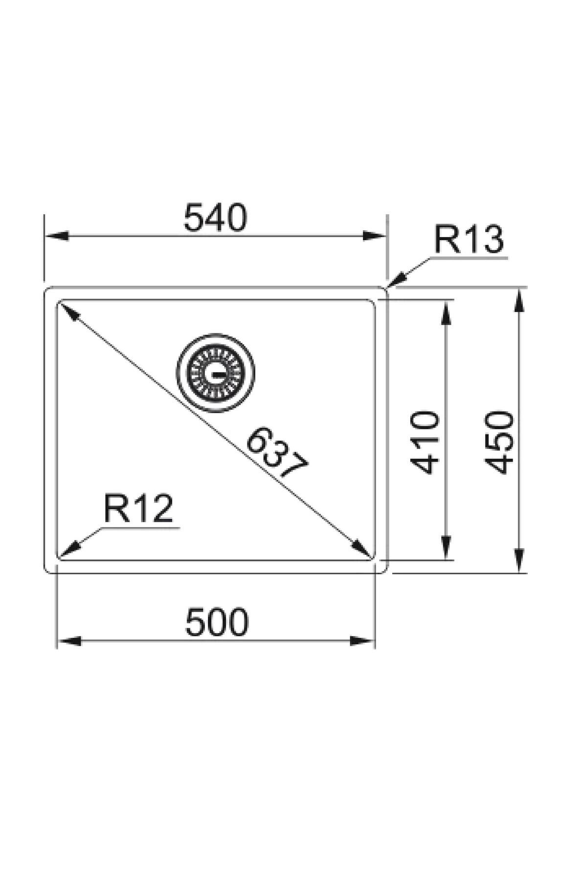 Box BXX 210 / 110- 50 Inox Eviye