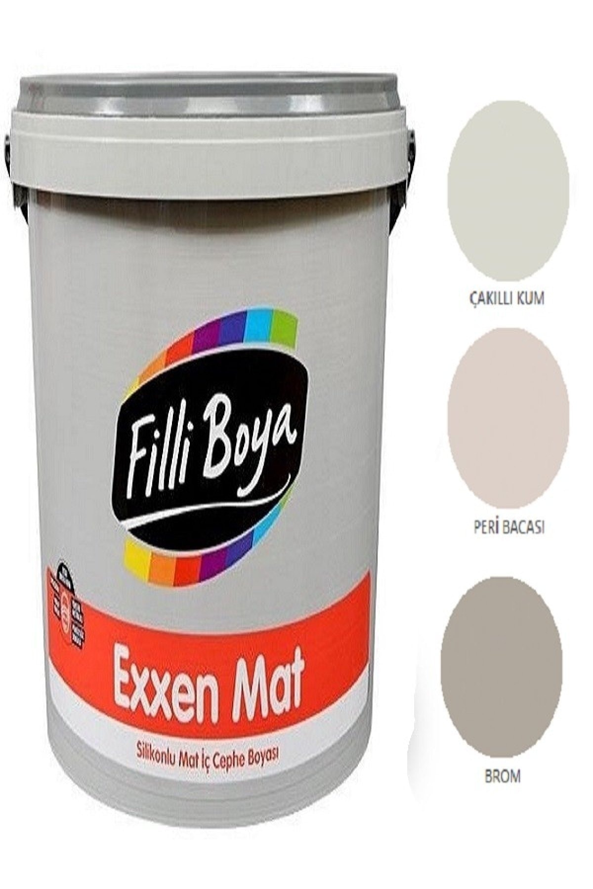Exxen Mat Silikonlu Mat Iç Cephe Boyası 7,5lt (çakıllı Kum)