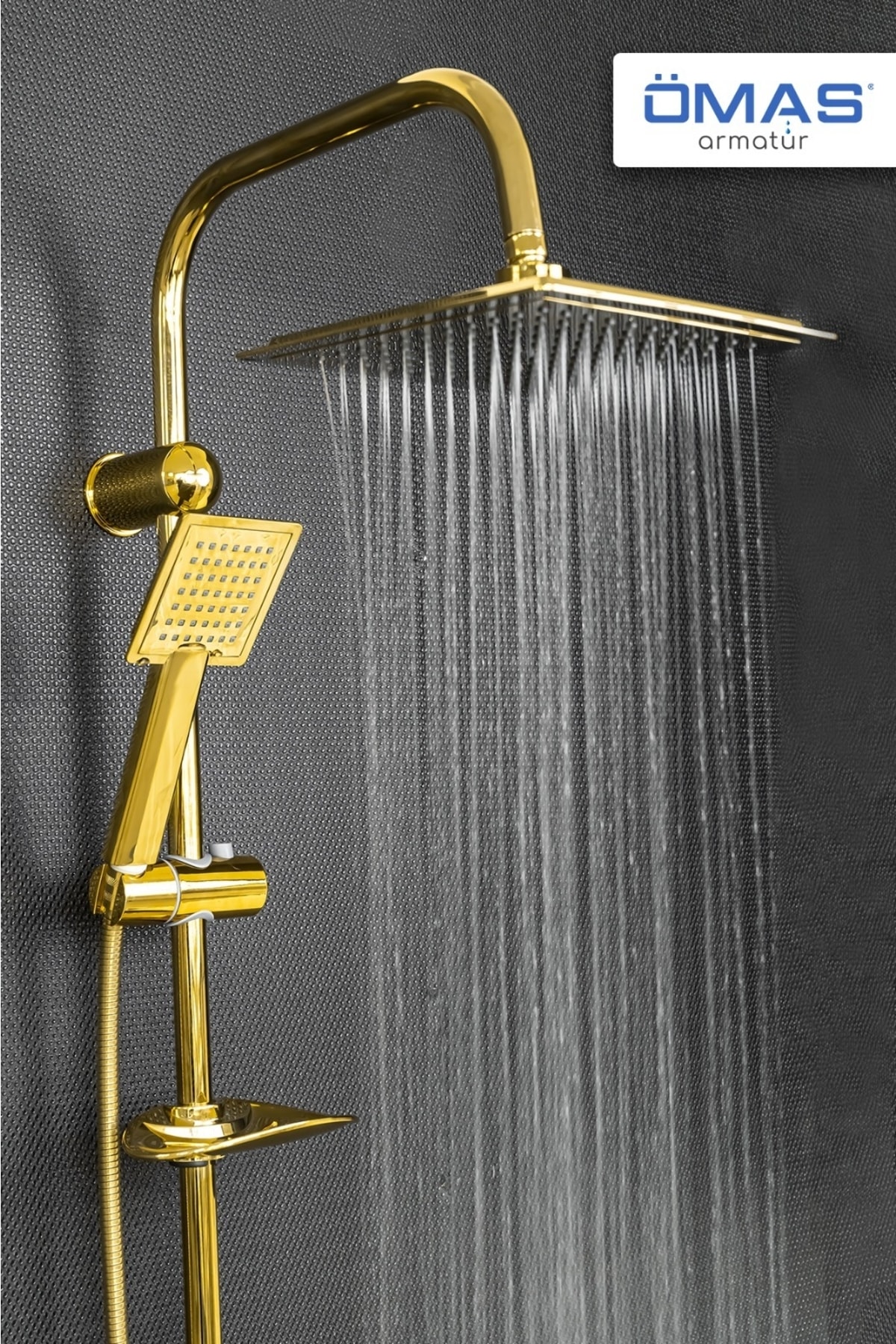 Premium Gold Tepe Duş Seti,gold Yağmurlama Tepe Duş Seti,premium Robot Duş Seti