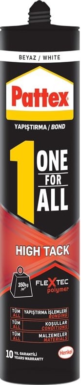 One For All HT Yapıştırıcı (High Tack) Beyaz Montaj Yapıştırıcısı 460gr.