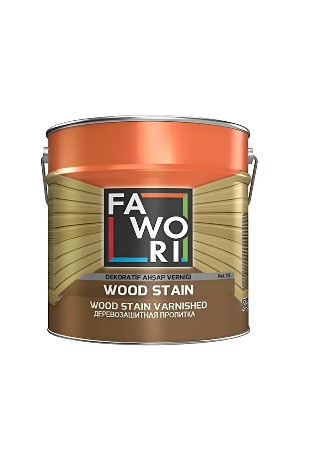 WOOD STAİN VERNİKLİ AHŞAP KORUYUCU SARI MEŞE