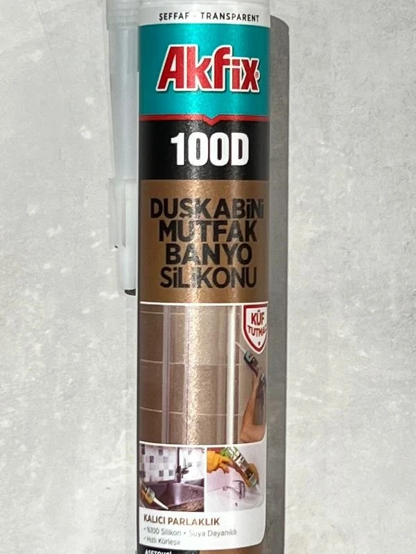 100D Şeffaf Duşkabini Silikonu 280ML