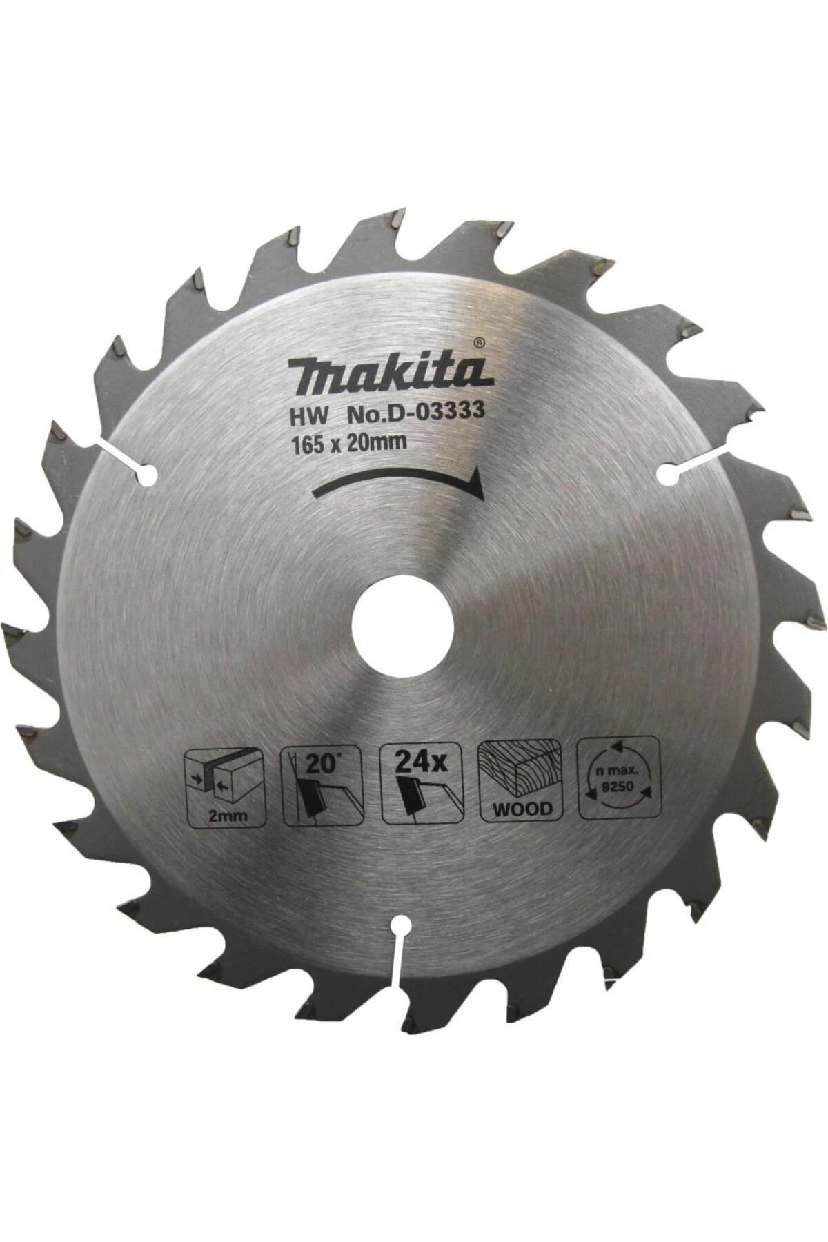 D-03333 Daire Testere 165MMX24 DİŞ