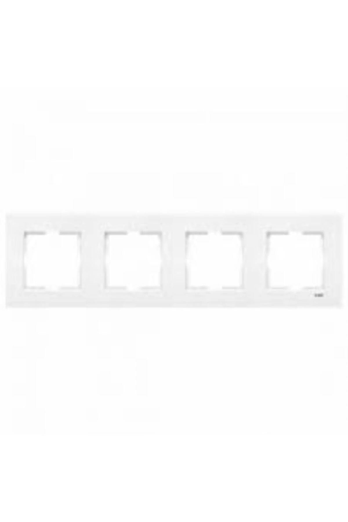 Karre 4`lü-dörtlü Çerçeve Beyaz